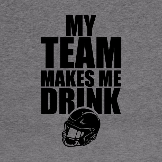 NFL Football Team Drink by SillyShirts